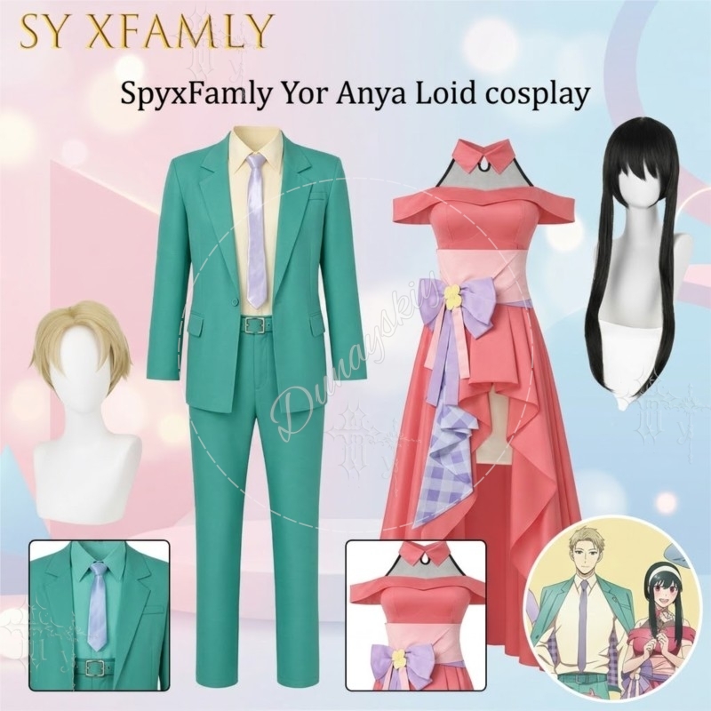 Anime Cosplay Yor Forger - Spyx Faily Saison Quatre Yor Forger
