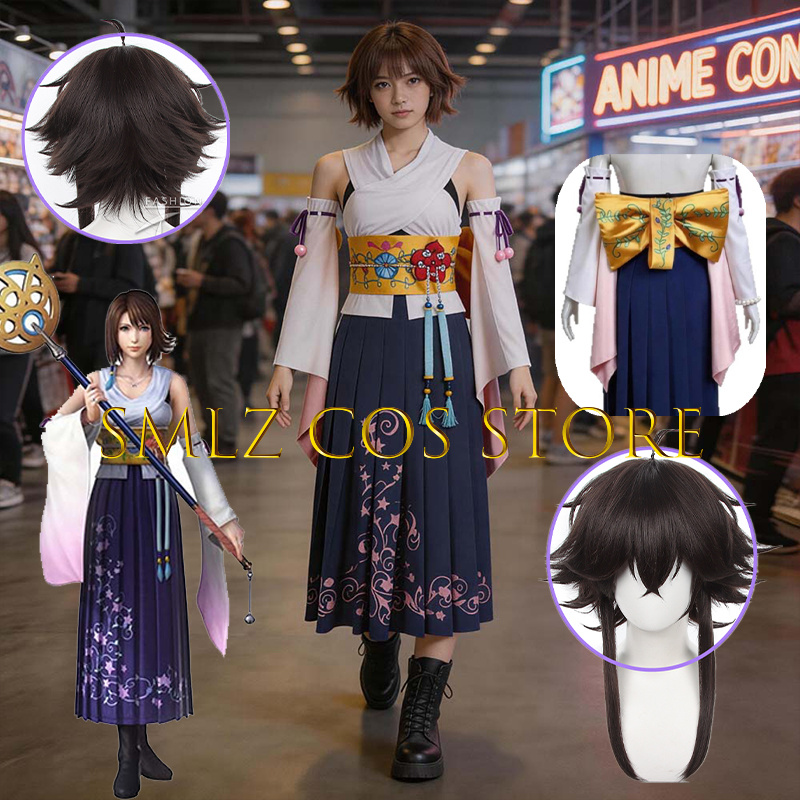 Women Anime Cosplay - Costume de cosplay Yuna FF10 X