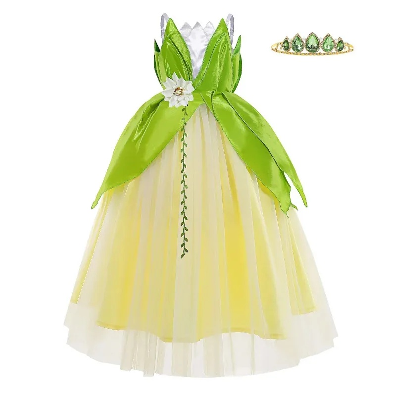 Anime Cosplay Toddler - Tenue Premium Anime Carnaval Robe Tiana