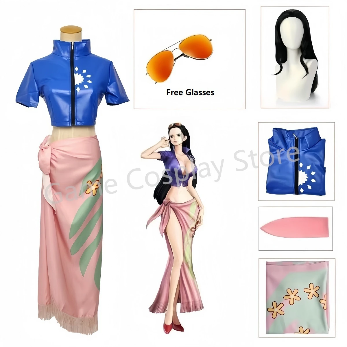 Anime Cosplay Nico Robin - Nico Robin Cosplay Costume robe tenues