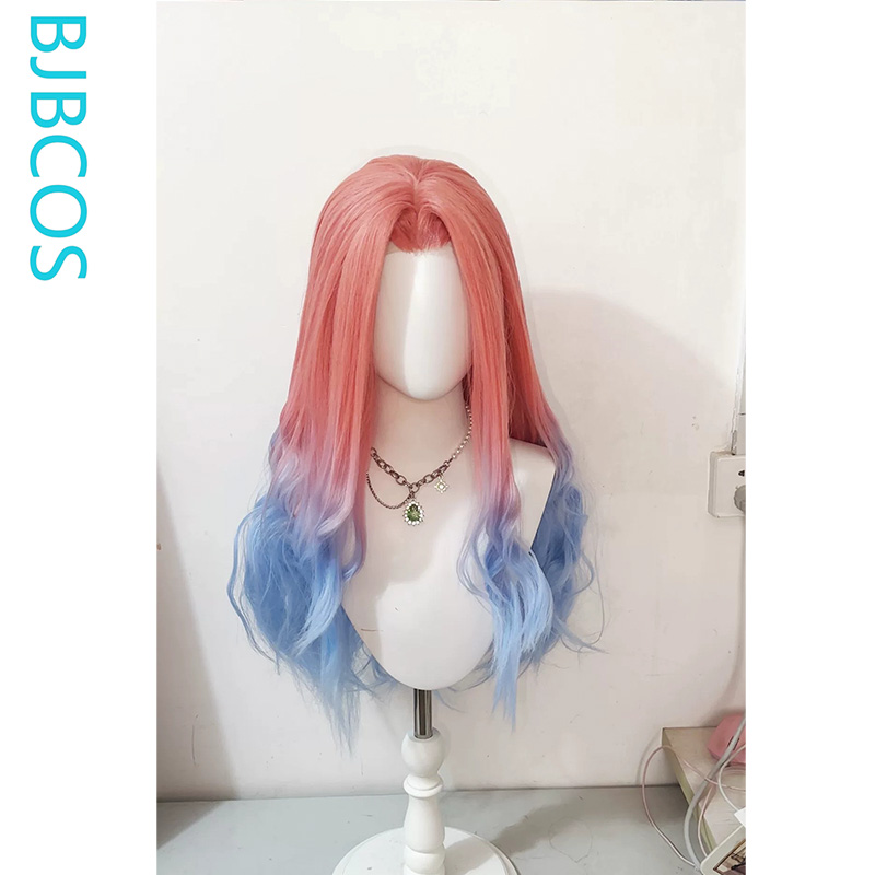 Cosplay Anime Pink Hair - Perruque coiffée ‌ Perruque Cosplay Mizi
