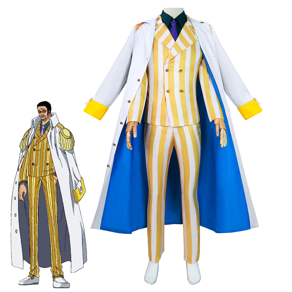 Anime Cosplay One Piece - Anime une pièce Borsalino marine uniforme