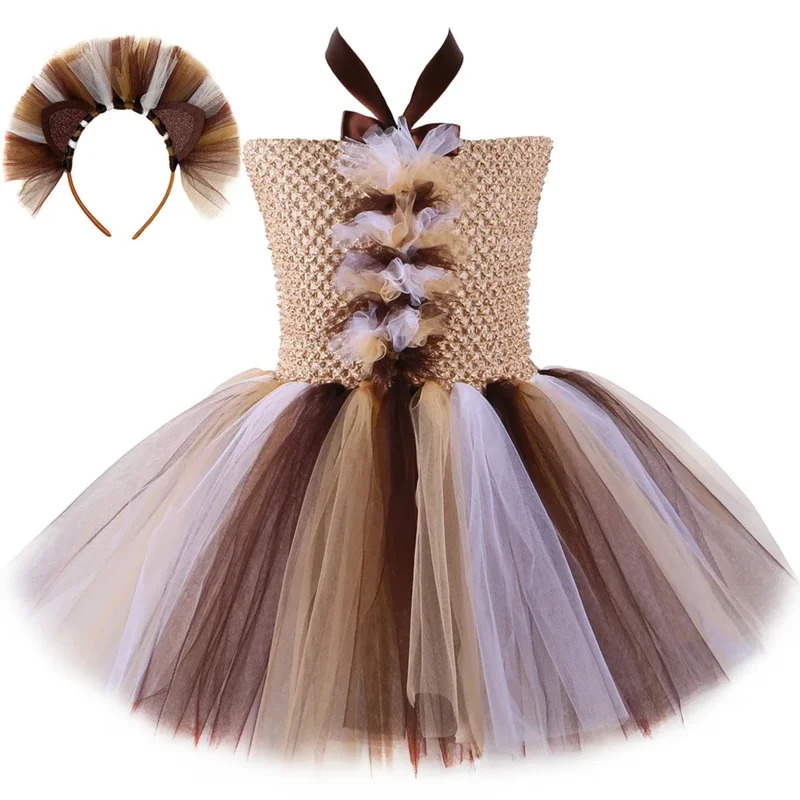 Anime Cosplay Toddler - Robe Tutu Lion pour filles, Costumes