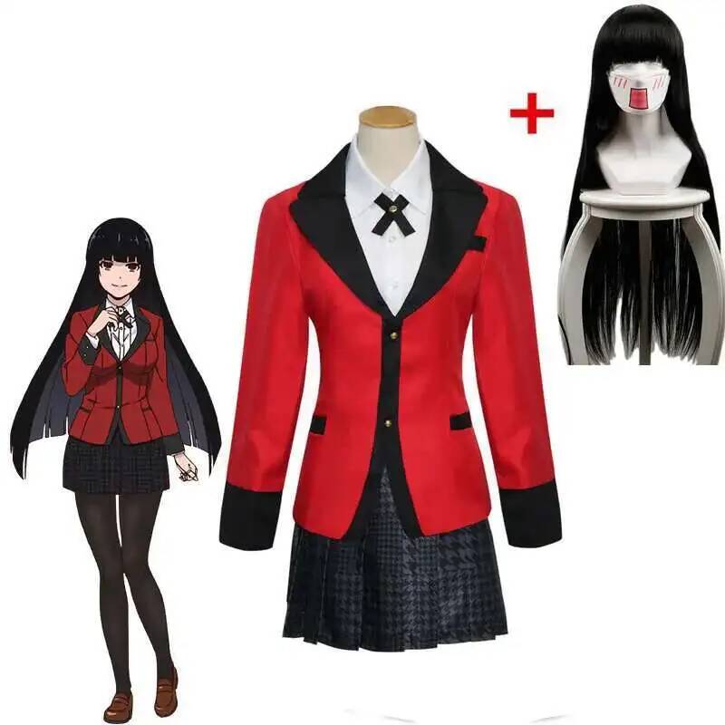 Anime Cosplay Yumeko - Costume de Cosplay Anime Kakegurui Yumeko