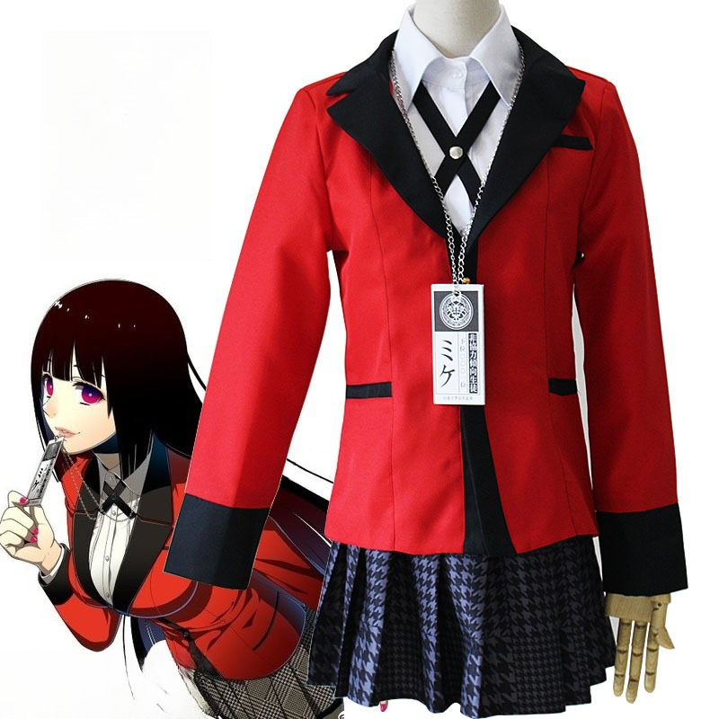Anime Cosplay Yumeko - Costume de cosplay Anime Kakegurui Jabami