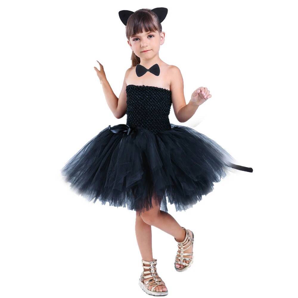 Anime Cosplay Toddler - Robe Tutu Chat Noir Adorable pour