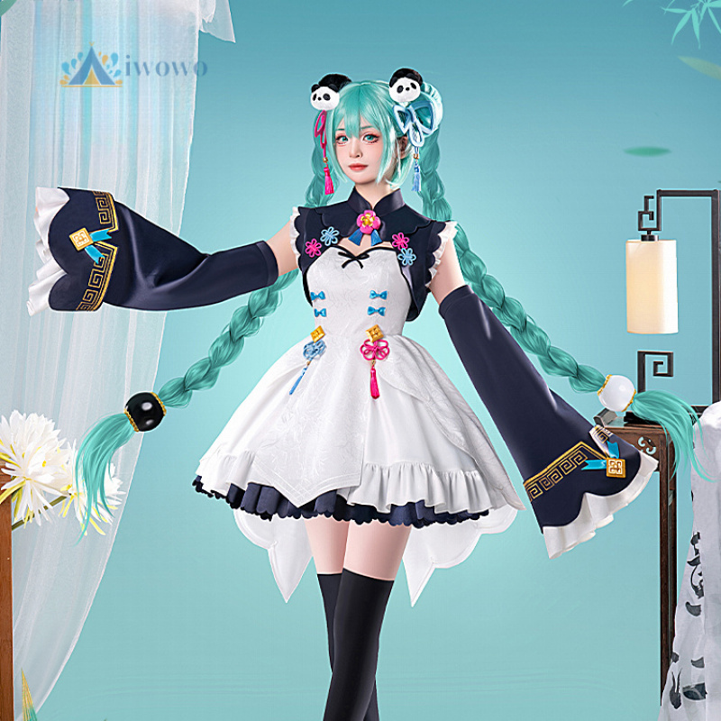Women Anime Cosplay - Costume de Cosplay Miku du projet