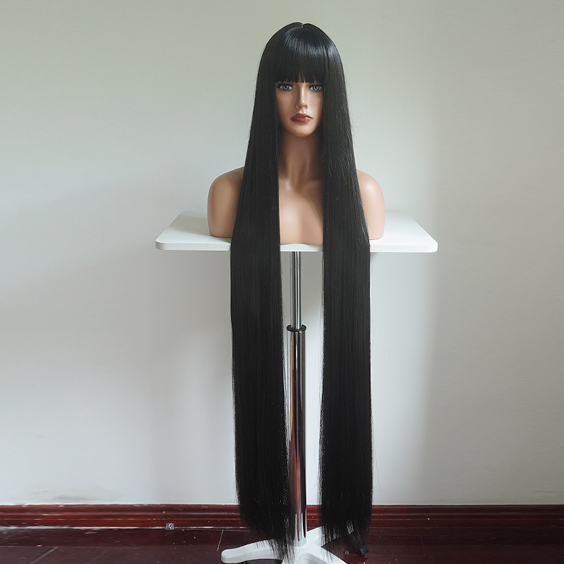 Anime Cosplay Photoshoot - Perruque droite de Cosplay Anime en