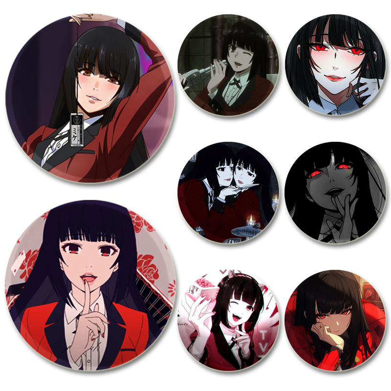 Anime Cosplay Yumeko - Yumeko Jabami – Badge de personnage