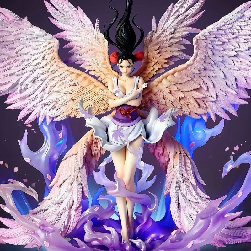 Anime Cosplay Nico Robin - Figurine d'ange à double tête et