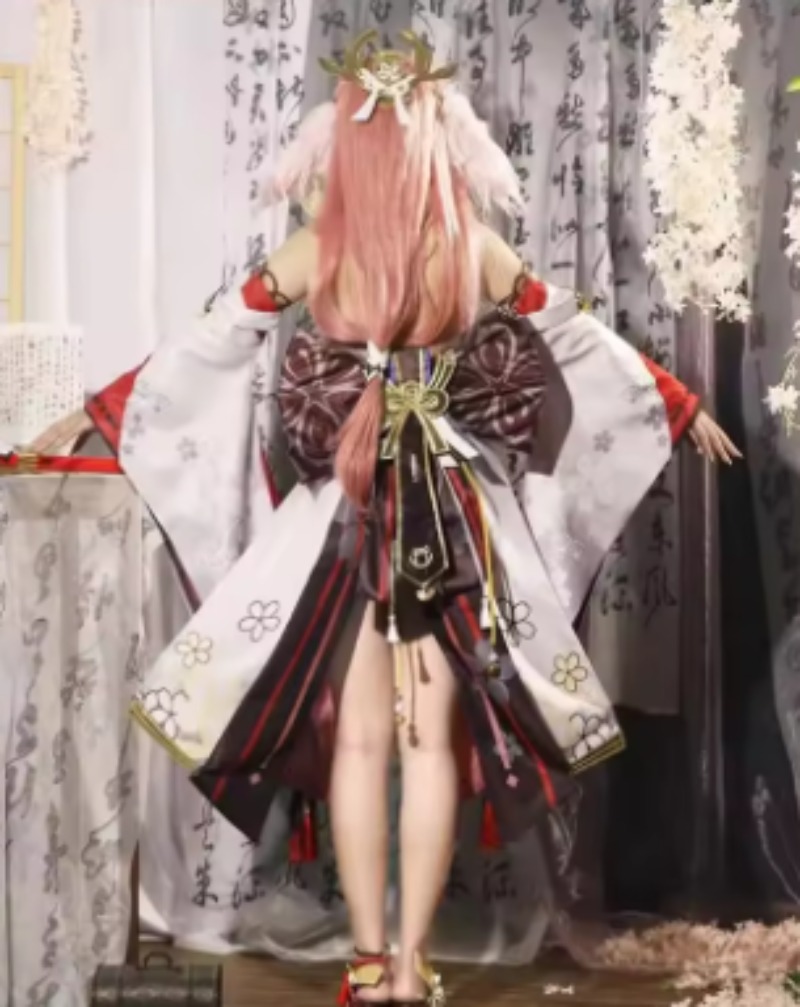 Genshin Impact Yae Miko Cospla - Anime Cosplay Kostüm avis et prix
