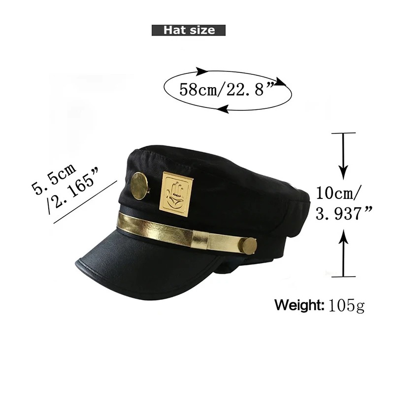 Casquette de Cosplay unisexe p - Jojo Bizarre Hat avis et prix