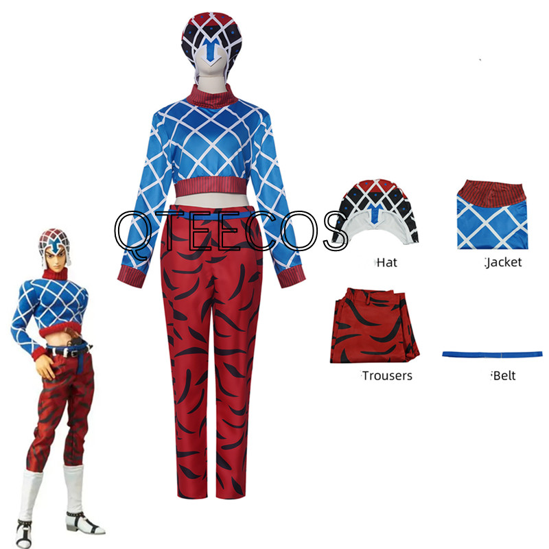 Jojo Guīdo Mista Cosplay avent - Jojo Bizarre Hat avis et prix