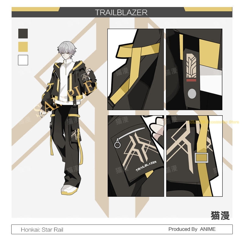 Jeu Honkai: Star Rail Trailbla - Anime Cosplay Seri avis et prix