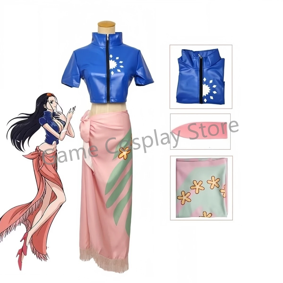 Nico Robin Cosplay Costume rob - Anime Cosplay Nico Robin avis et prix