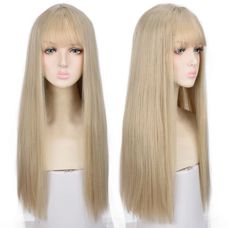 Perruque synthétique longue et - Cosplay Anime Pink Hair avis et prix