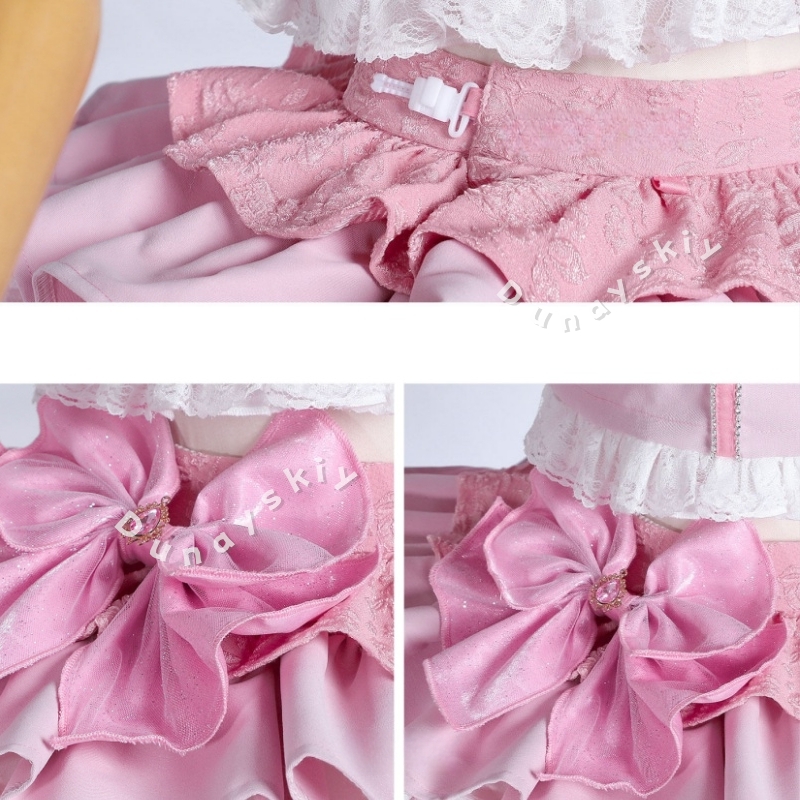 Tenue d'Idole Rose Puella Magi - Cosplay Anime Pink Hair avis et prix