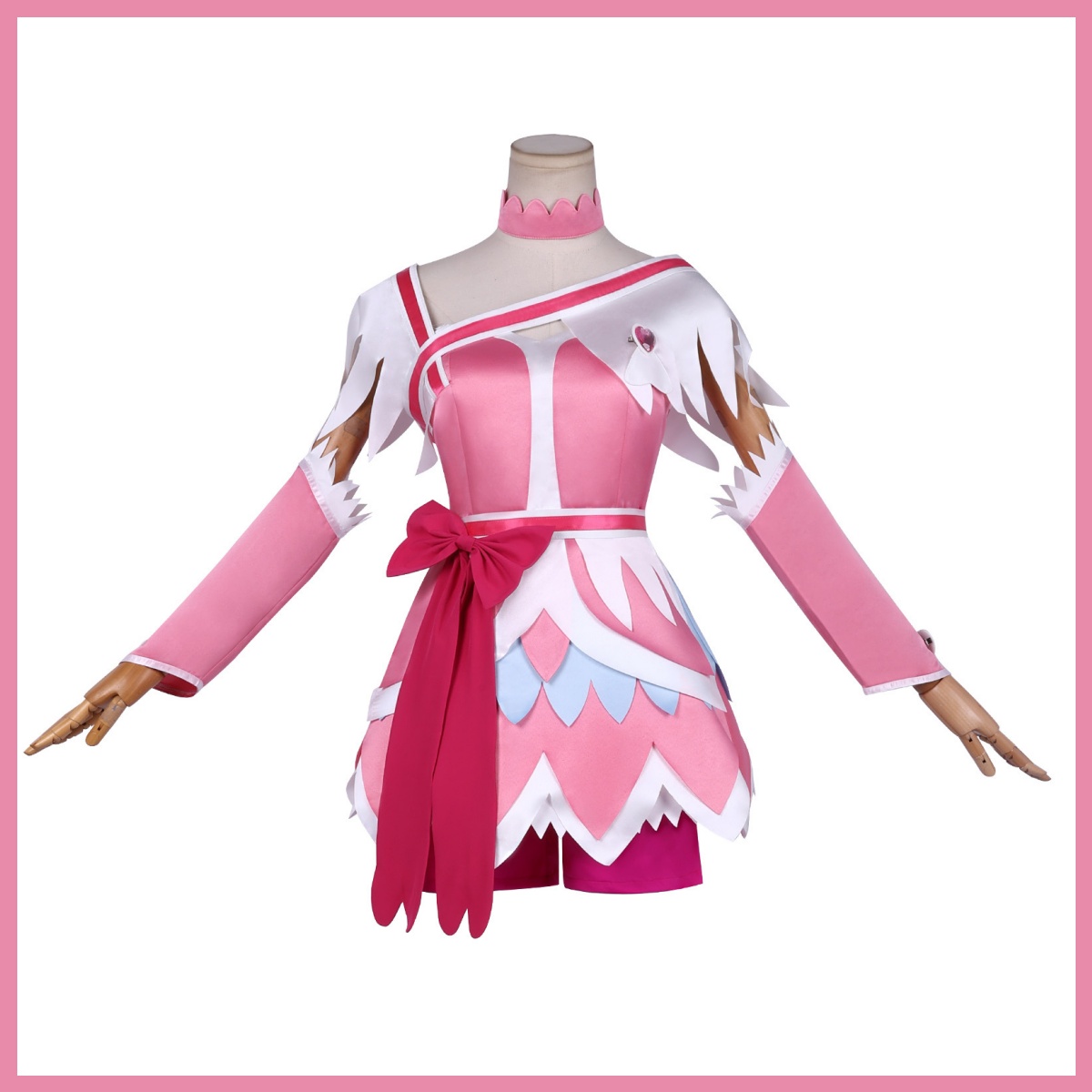 Anime Doki Doki! Costume de co - Cosplay Anime Pink Hair avis et prix