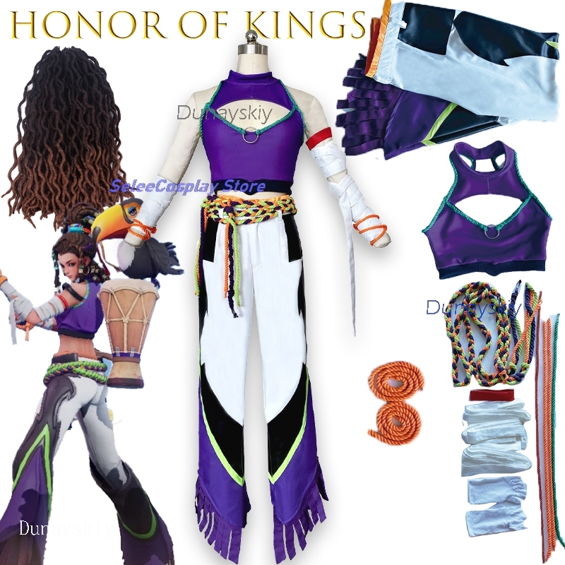 Honor Of Kings Girlypop Mayene - Anime Cosplay Kostüm avis et prix